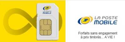 Vente privée La Poste Mobile : Des offres sans engagement à prix timbrés à vie !