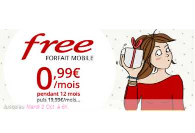 Les forfaits pas chers Free en Vente Privée... Ça sera encore pendant 5 jours !