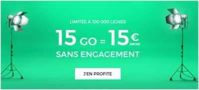 RED BY SFR : Le forfait RED illimité 15Go toujours disponible 