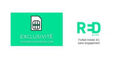 RED by SFR : Un forfait à prix canon disponible en vente privée