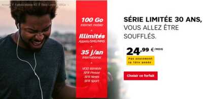 Allez-vous craquer pour la Série Limitée 30 ans de l'opérateur SFR ?