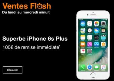 iPhone 6s Plus : Dernières heures pour profiter de la vente flash Orange