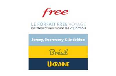 Des nouvelles destinations incluses dans le Forfait Free