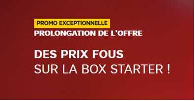Prolongation de l'offre Box Starter à 4.99 euros chez SFR
