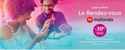 Ne manquez pas le rendez-vous Motorola chez Bouygues Telecom