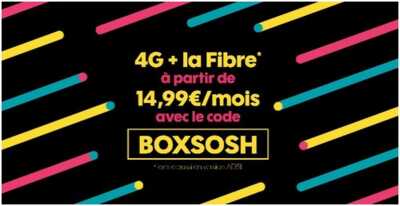 SOSH : 15 euros de remise par mois avec le code promo BOXSOSH, c'est jusqu'à ce soir !