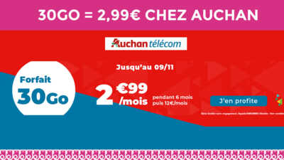 30Go à moins de 3€ ça vous dit pour votre forfait mobile ?