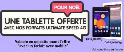 Votre tablette offerte chez NRJ Mobile jusqu’à minuit !
