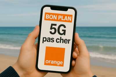 Ce forfait avec la 5G d'Orange est le moins cher du moment.