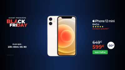 Black Friday chez Cdiscount : l'iPhone 12 mini à moins de 600€ !