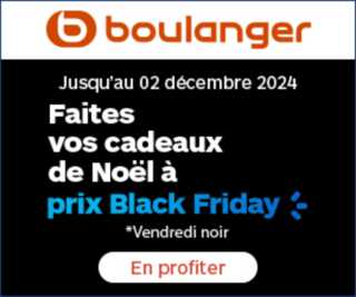 Black Friday Boulanger