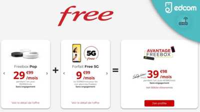 BON PLAN : Freebox POP et forfait 5G illimité à prix canon chez FREE !