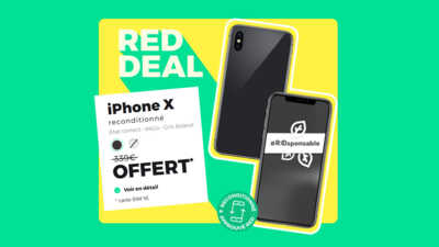 BON PLAN : Un iPhone X reconditionné offert grâce à RED by SFR