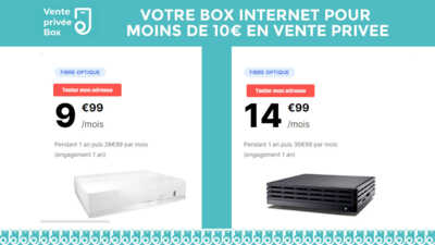 BOX Fibre à 9,99€, c'est jusqu'au 2 Novembre en vente privée !