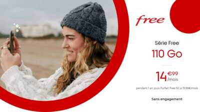 Bonne nouvelle : l'opérateur Free Mobile prolonge sa série limitée 110 Go à prix cassé !