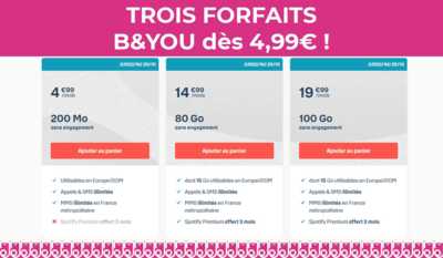 Bouygues Telecom change les promotions sur ses forfaits mobiles !