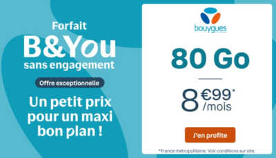 Forfait B&You 80 Go