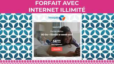 Bouygues Telecom vous offre internet illimité le week-end avec ses nouvelles promos !