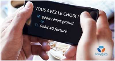 Internet mobile au-delà de votre forfait : Vous avez désormais le choix chez Bouygues Telecom !