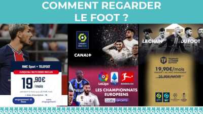 Comment regarder le foot avec RMC Sport, TELEFOOT et beIN SPORTS ?