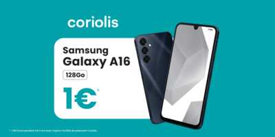 Promo Samsung Galaxy A16 5G chez Coriolis