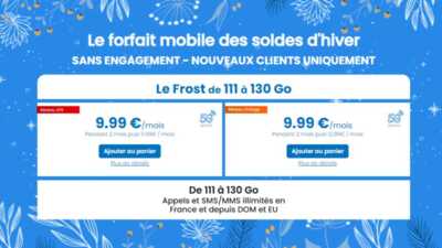 Découvrez la nouvelle offre exceptionnelle Le Frost de YouPrice : un forfait mobile 111Go à 9.99€ sur le réseau Orange ou SFR !