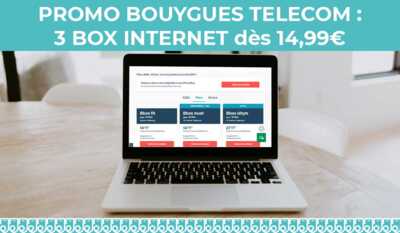 Découvrez les trois box internet de Bouygues Télécom dès 14,99€ !