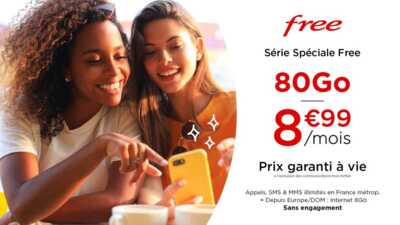 Délai supplémentaire pour la vente privée Free Mobile et son forfait mobile 80Go à 8.99€ prix garanti à vie