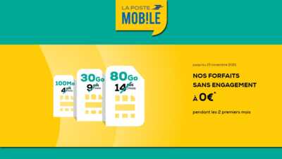 Dernier jour des forfaits mobiles à 0 euro chez la Poste Mobile !
