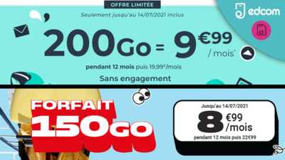 Deux forfaits maxi data à prix mini débarquent chez NRJ et Cdiscount Mobile