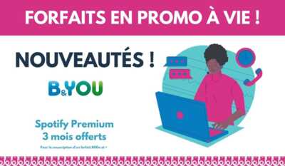 EXCLUSIVITÉS : forfaits illimités en promo à vie !