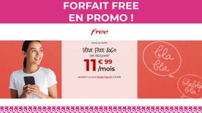 FREE : Retour du forfait mobile en promo avec 80Go de 4G jusqu'au 2 mars 2021