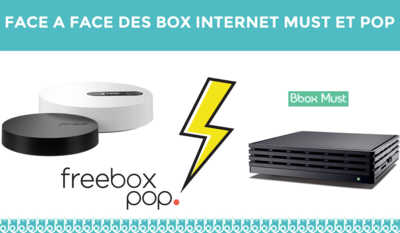 Face à face des Box Internet POP et Must !