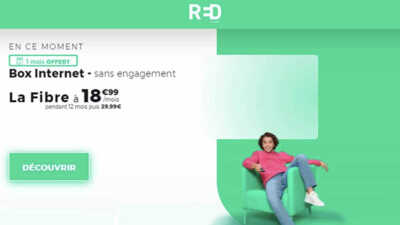 Foncez chez RED by SFR pour prendre votre box Fibre triple play à moins de 20 € par mois !