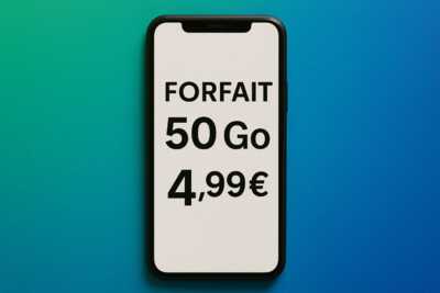 Voici deux forfaits à petit prix avec de belles enveloppes data.