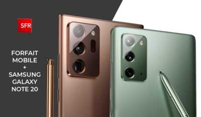 Forfait avec téléphone : découvrez le Galaxy Note 20 chez SFR à 279€ !