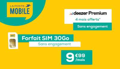 Forfait illimité à 9,99€ + 4 mois sur Deezer offerts prend fin !
