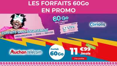 Forfait mobile 60Go : quelles sont les promos disponibles ?
