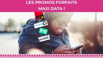 Forfait mobile : le top des promos 100Go ou 200Go dès 9.99€ par mois