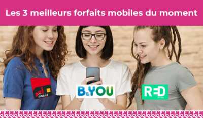 Forfaits mobiles 100 Go : zoom sur les 3 meilleures offres du moment !
