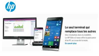 MWC16 : L'élite du smartphone présenté par HP [Elite X3]