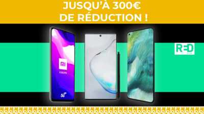 Jusqu'à 300€ de remise sur les promos Samsung, Oppo et Xiaomi chez RED by SFR !