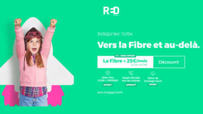La BOX Internet sans engagement toujours en promo chez RED by SFR