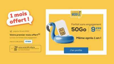 La Poste Mobile est de retour… et offre un mois d’abonnement sur ses forfaits sans engagement  !
