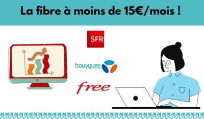 La fibre à 15€ : les offres internet les moins chères !