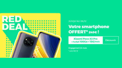 La nouvelle promo RED by SFR avec un Smartphone offert !