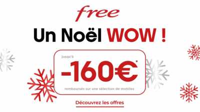 Le Noël WOW de Free Mobile : des remises sur smartphones et une série limitée 110 Go à prix bas !