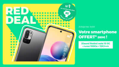 Le Xiaomi Redmi Note 10 OFFERT avec le RED DEAL !