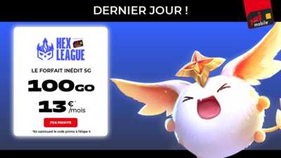 Le forfait pas cher NRJ Mobile spécial HEX League prend fin à minuit !