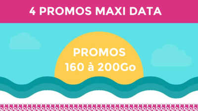 Les 4 forfaits mobiles avec un MAXIMUM de DATA !